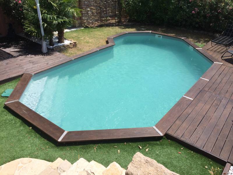 Piscine bois LE BON BAIN, modèle MANUAE enterrée