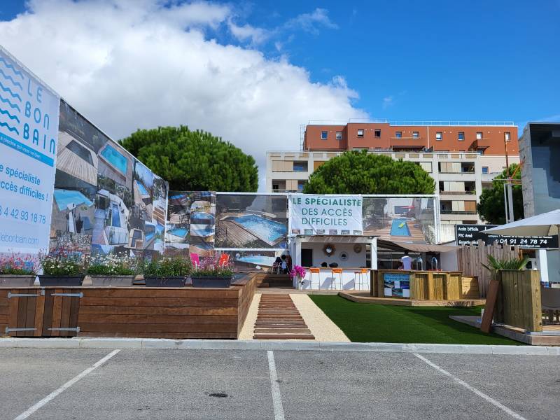 Retrouvez-nous à la Foire Internationale de Marseille du 23 septembre au 03 octobre 2022, sur le stand de la société Le Bon Bain, le spécialiste de la piscine en bois sur mesure hors-sol, semi-enterrée ou enterrée