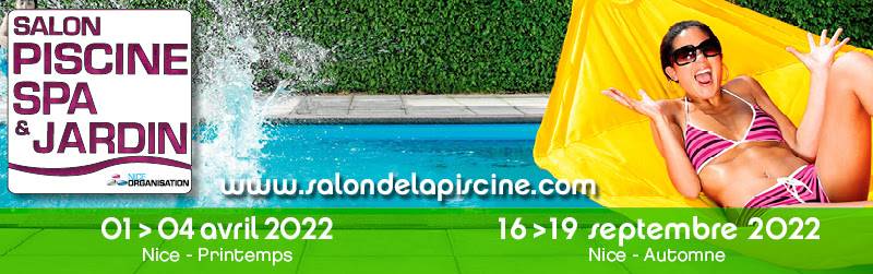 La société Le Bon Bain au Salon d'automne Piscine, Spa et  Jardin aux MIN de Nice du 16 au 19 septembre 2022, dans le département des Alpes-Maritimes