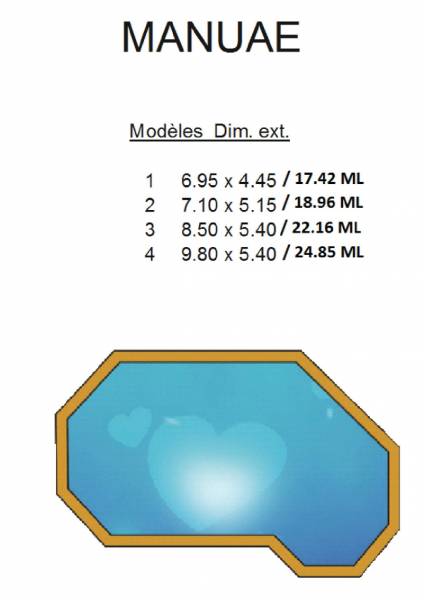 Piscine bois LE BON BAIN, modèle MANUAE