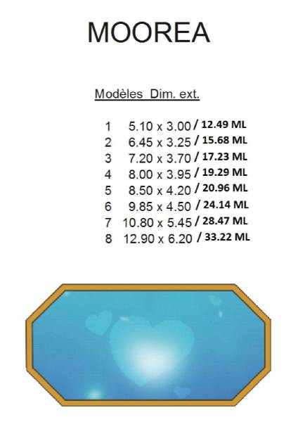 Piscine bois LE BON BAIN, modèle MOOREA