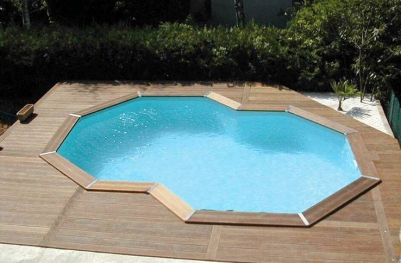 Réalisation d'une piscine en bois tetiaora près de Marseille