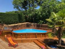 Notre zone d'activité pour ce service Construction de piscine en bois pour petit espace situé près de Montpellier 34000 dans l'Hérault
